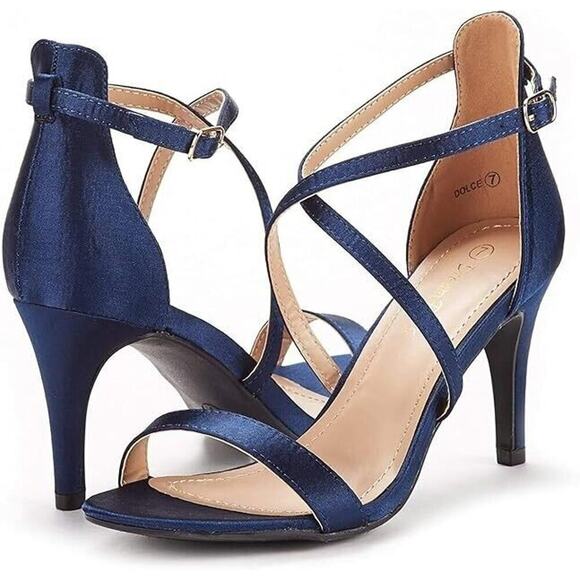 Dream Pairs Shoes - NEW DREAM PAIRS Women's 7 Dolce Stilettos Open Toe Pump Heel